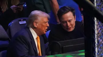 Donald Trump a Elon Musk