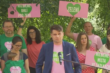 Zelení představili program, do voleb je povede Magdalena Davis