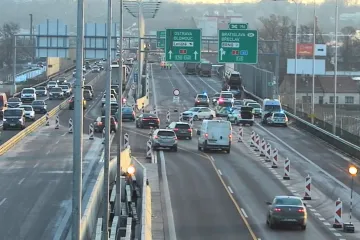 Řidiči vjeli na stavbu křižovatky D1 a D2 u Brna. Policie je musela navést zpět