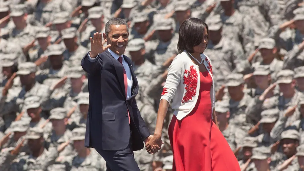 Barack Obama na základně Fort Stewart