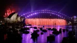 Ohňostroj k oslavě nového roku 2017 v Sydney