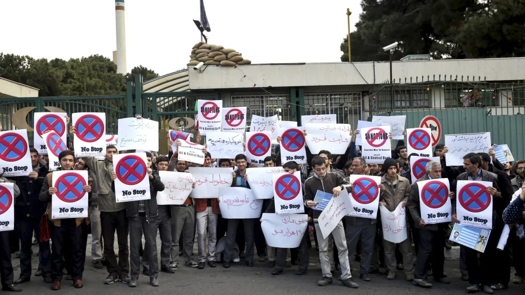 Protesty v Teheránu