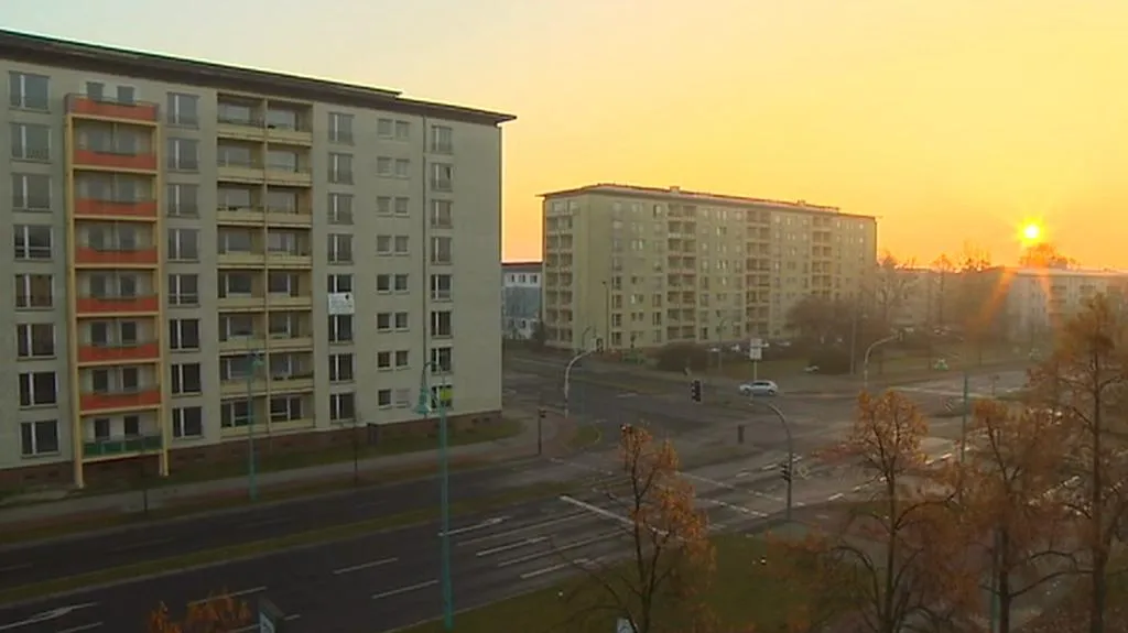 Panelové sídliště v Hoyerswerdě