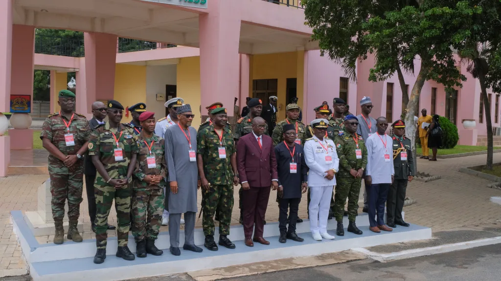 Lídři zemí ECOWAS na summitu