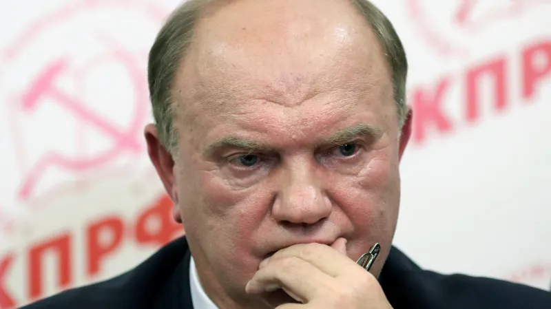 Lídr komunistů Gennadij Zjuganov