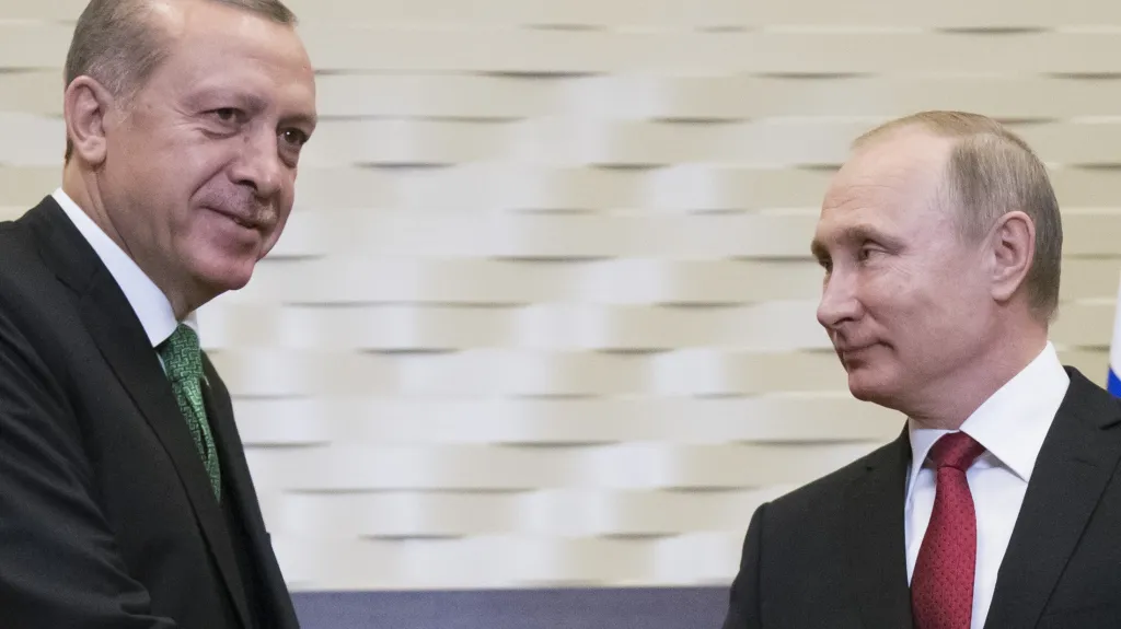 Recep Tayyip Erdogan a Vladimir Putin