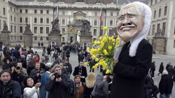 Oslava odchodu Václava Klause z funkce