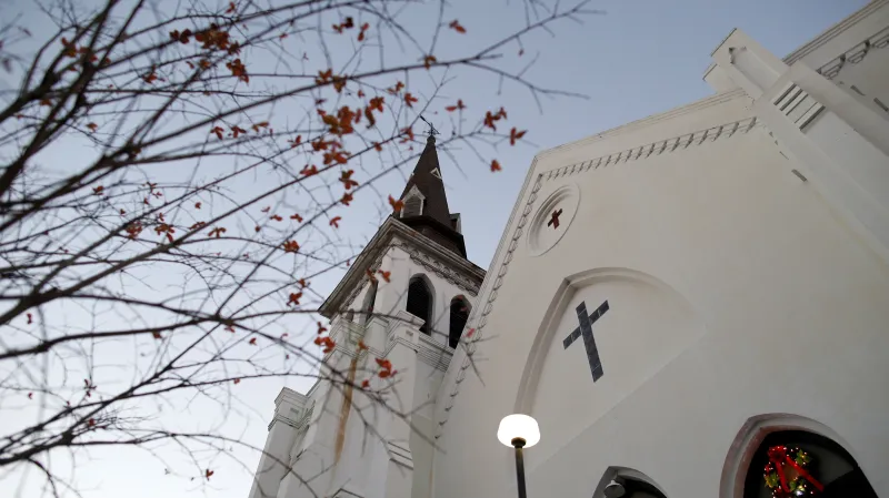 Charlestonský kostel, kde Roof zabil 9 černošských věřících