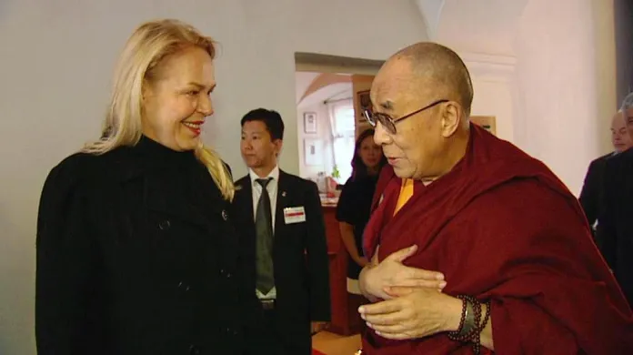 Dagmar Havlová s dalajlamou
