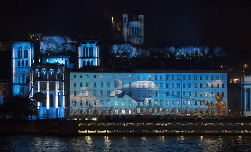 Festival světel ve francouzském Lyonu