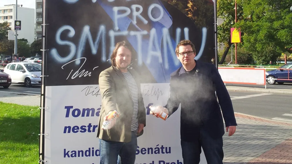 Filip Remunda a Vít Klusák při natáčení dokumentu Svobodu pro Smetanu