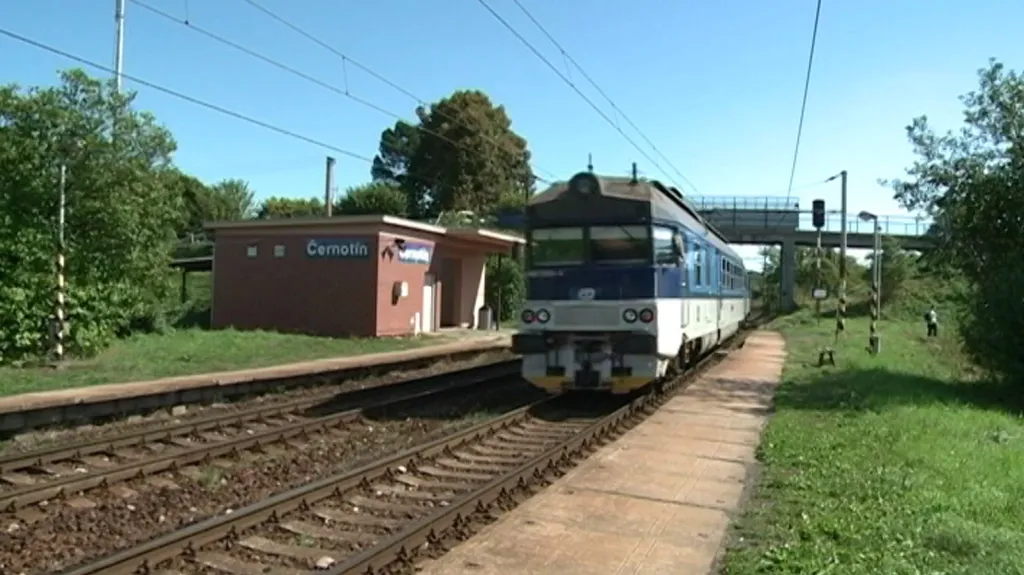 Železniční zastávka Černotín