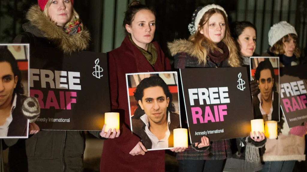 Demonstrace za propuštění Raífa Badávího