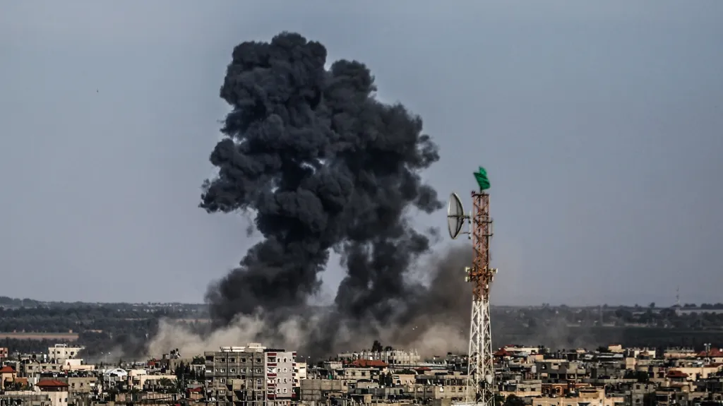 Izrael bombardoval pozice Hamasu v Pásmu Gazy