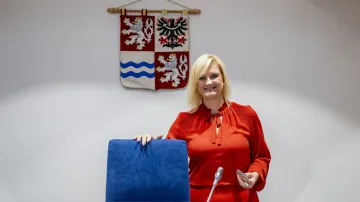 Hejtmanka Středočeského kraje Petra Pecková (STAN)