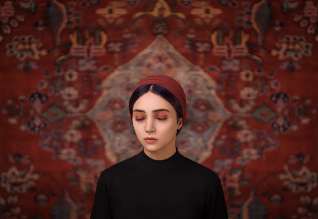 Kultura (kategorie Portrét). „Záměrem fotografie bylo ukázat íránskou ženu a íránskou kulturu či tradici.“