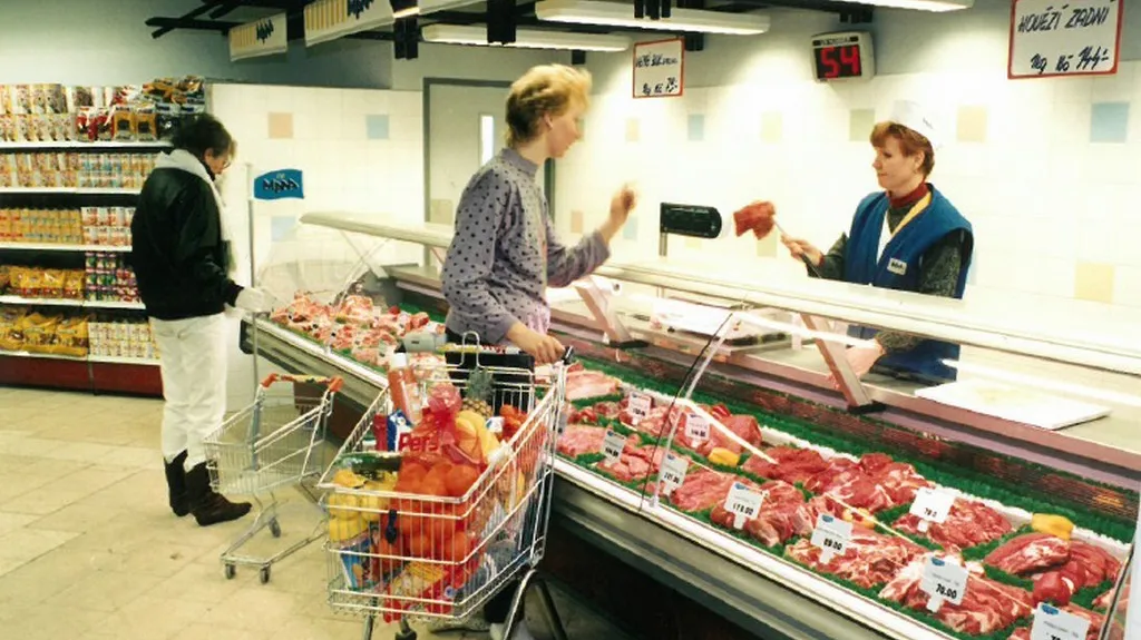 První supermarket v Česku
