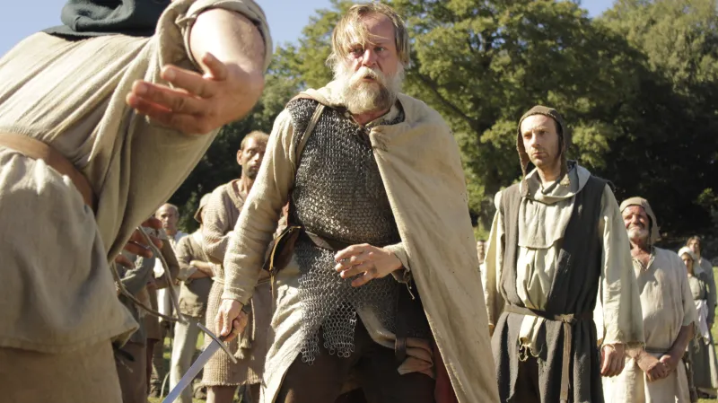 Karel Roden při natáčení filmu Křižáček