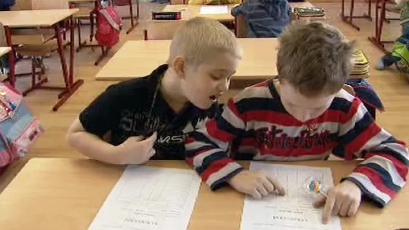 Děti dostaly vysvědčení