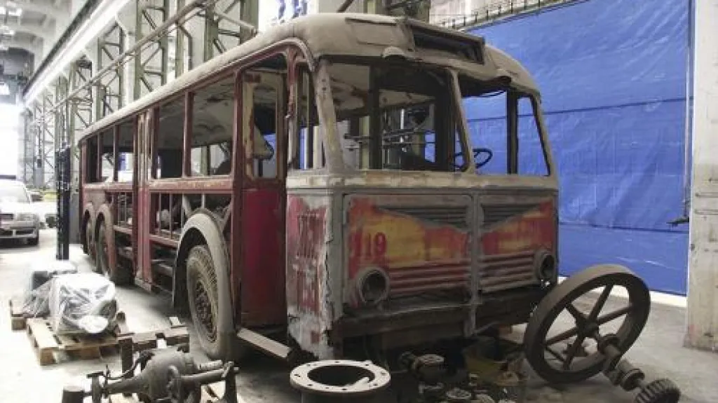 Trolejbus 3Tr3 před rekonstrukcí