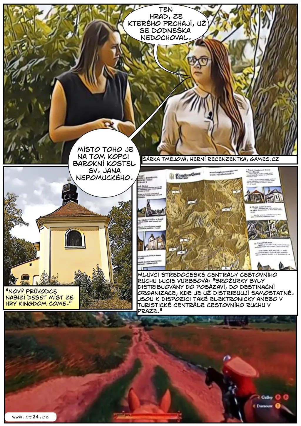 Komiks: Turistický průvodce podle Kingdom Come