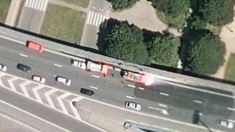 Snímek ze služby Google Earth