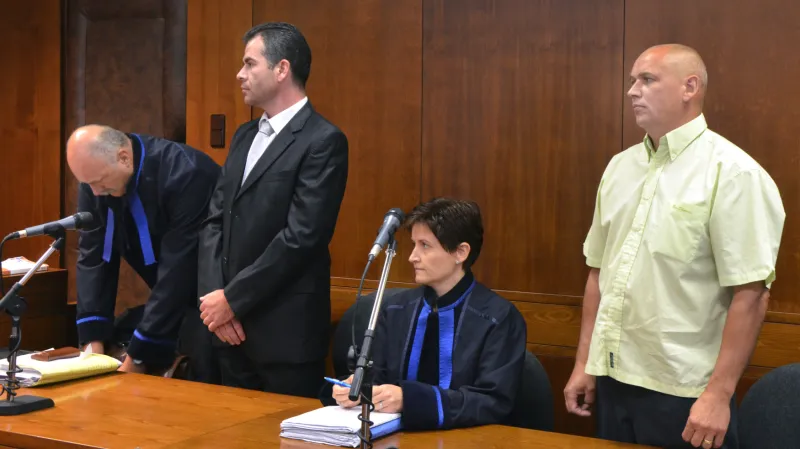 Jaromír Pánek a Šimon Kramarczyk u soudu
