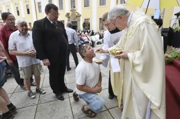 Cyril a Metoděj ze sebe vydali to nejlepší, řekl na Velehradě apoštolský nuncius