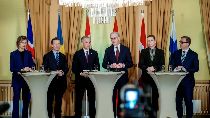 Schůzka lídrů severských zemí Evropy a Kanady v Oslu (15. března 2026)