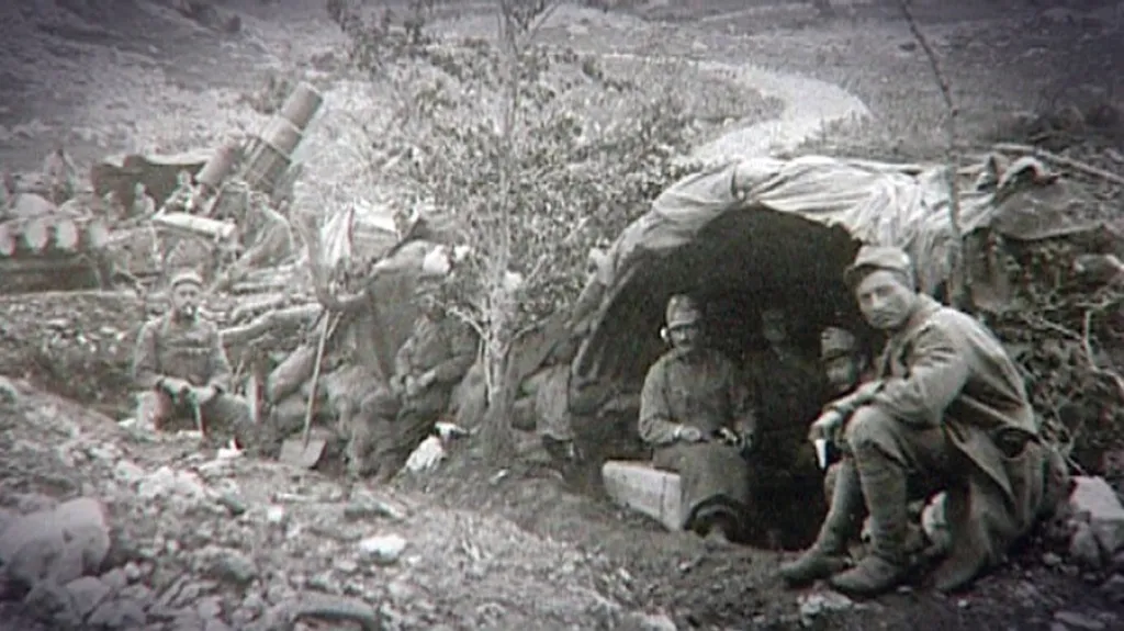 Dobová fotografie z italské frony