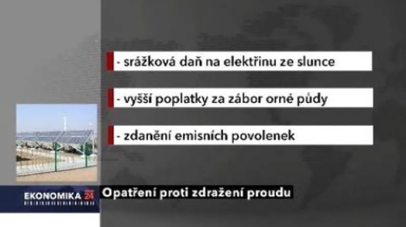 Senát nepotopil solární daň
