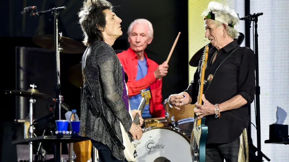Ronnie Wood, Charlie Watts a Keith Richards