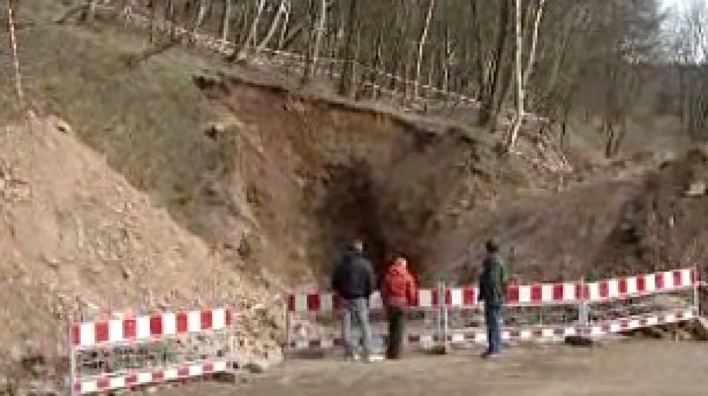 Pravděpodobné místo zakopaného pokladu \"Jantarová komnata\"