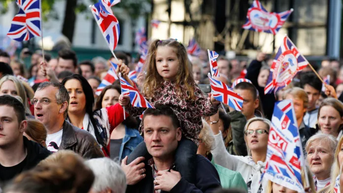 Britové sledují koncert na počest Alžběty II.