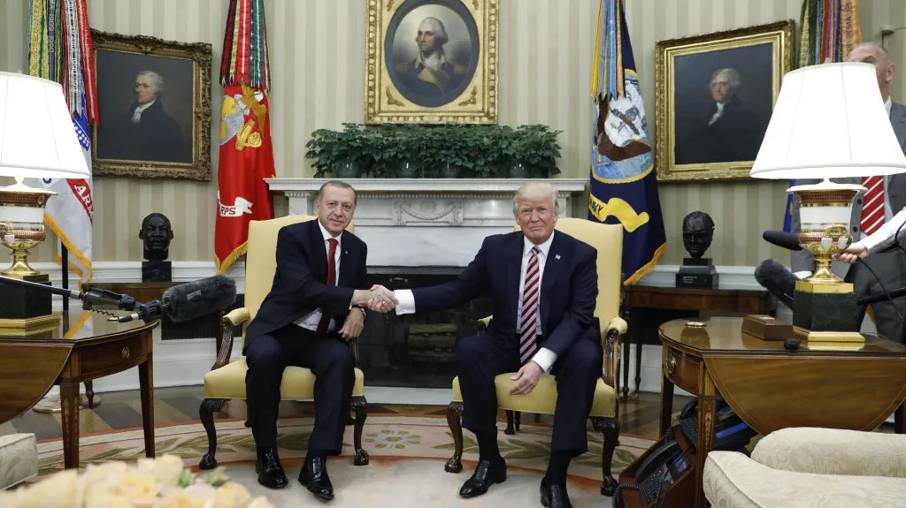 Prezidenti Recep Tayyip Erdogan a Donald Trump