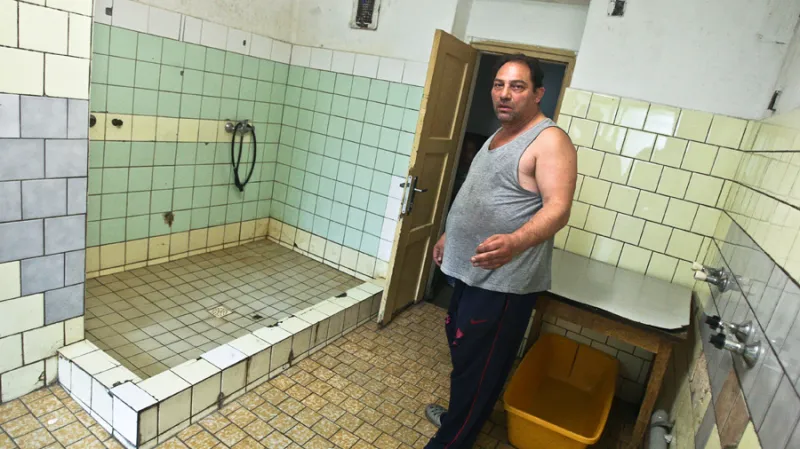 Ubytovna pro sociální případy na ulici TGM ve Varnsdorfu