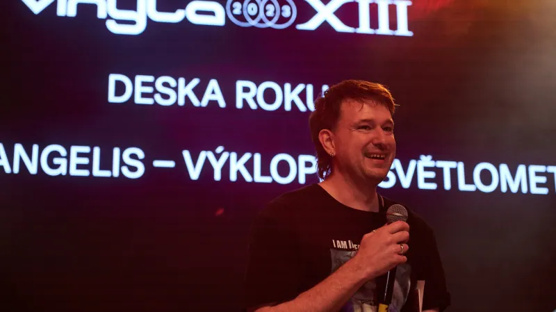 Vítěz kategorie Deska roku Václav Peloušek alias Toyota Vangelis