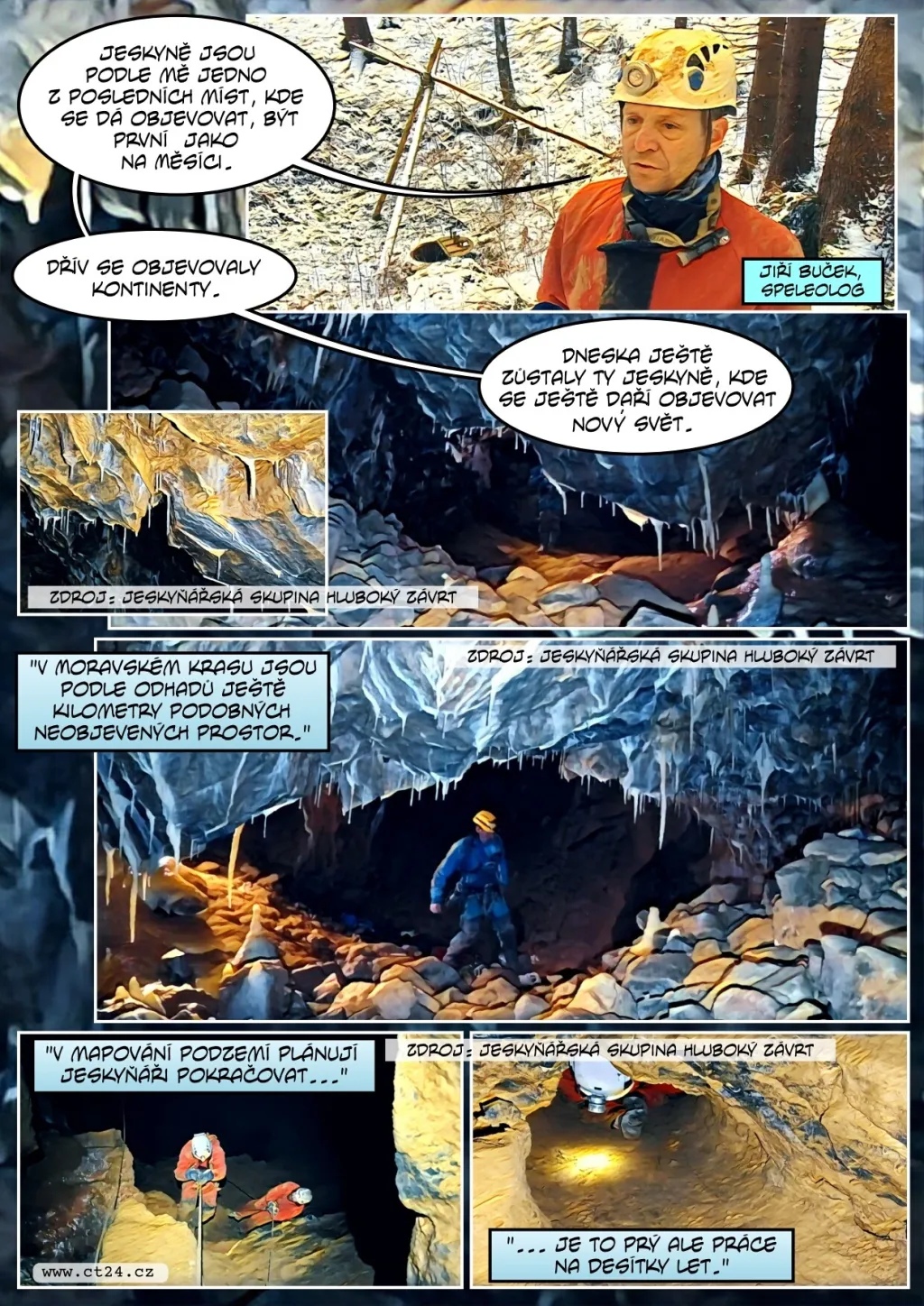 V Moravském krasu objevili novou jeskyni, dostala jméno Mauglího síň