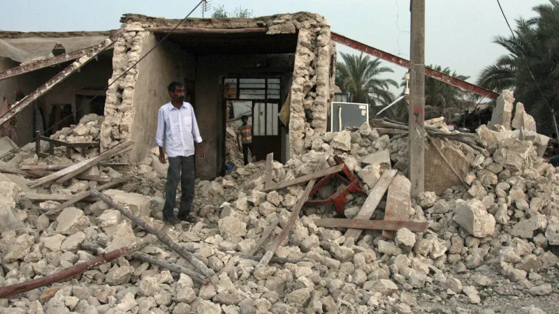 Následky zemětřesení v Íránu