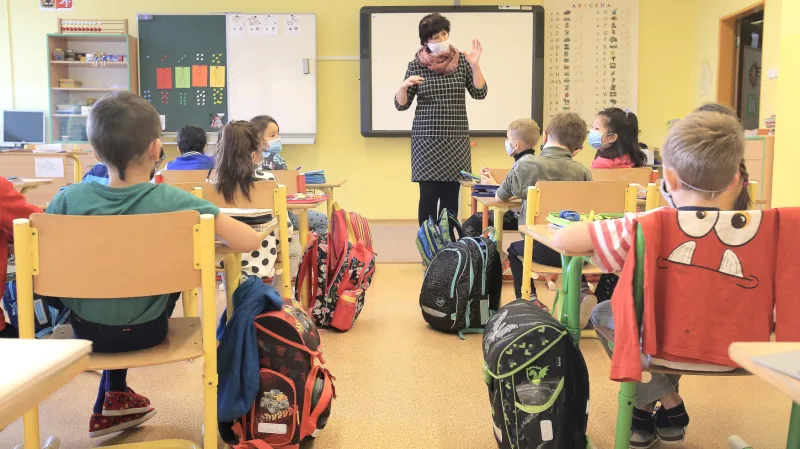 Distanční výuka skončila i pro 98 z 361 dětí havlíčkobrodské Základní školy Nuselská