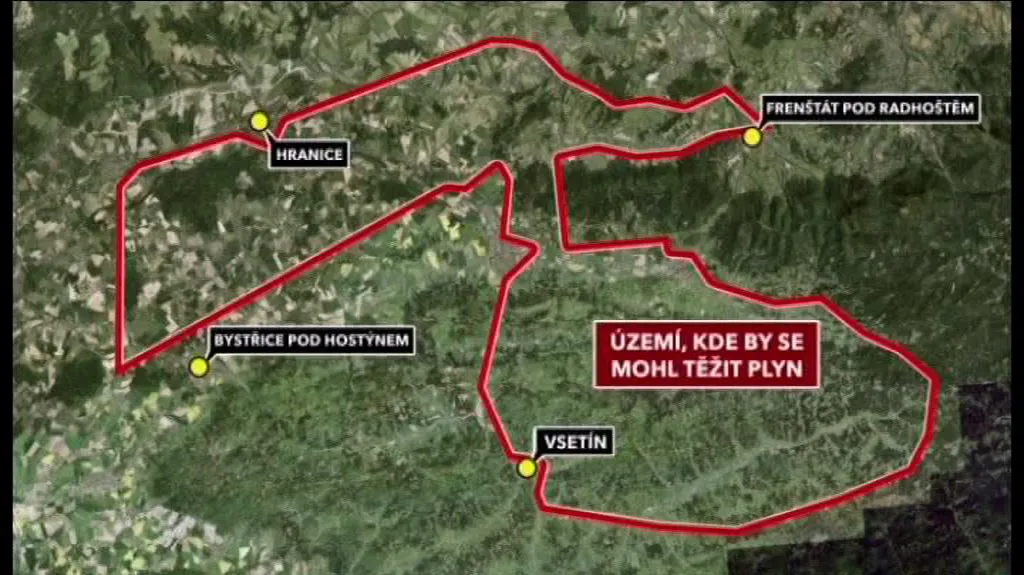 Místo plánované těžby