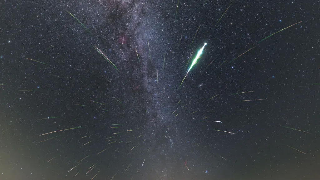 Vítězný snímek Perseid