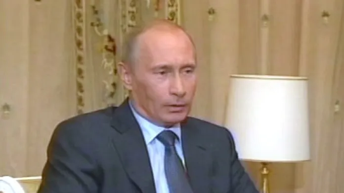 Ruský premiér Vladimir Putin na návštěvě Abcházie