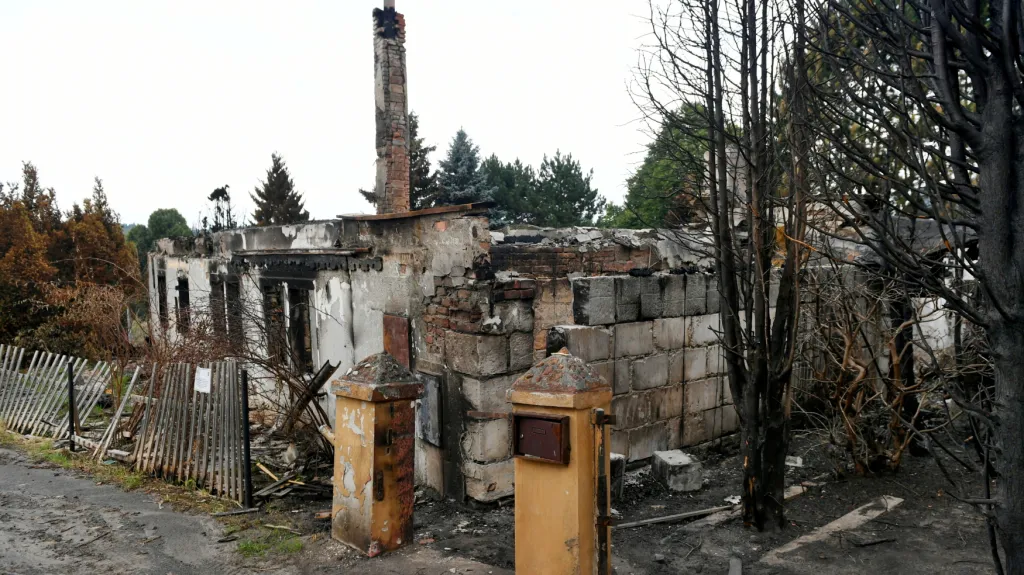 Vyhořelý dům