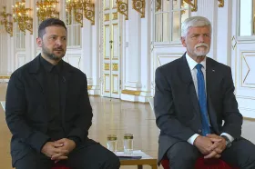Rusové se bojí přímého dialogu s Ukrajinou, řekl Zelenskyj v exkluzivním rozhovoru pro ČT