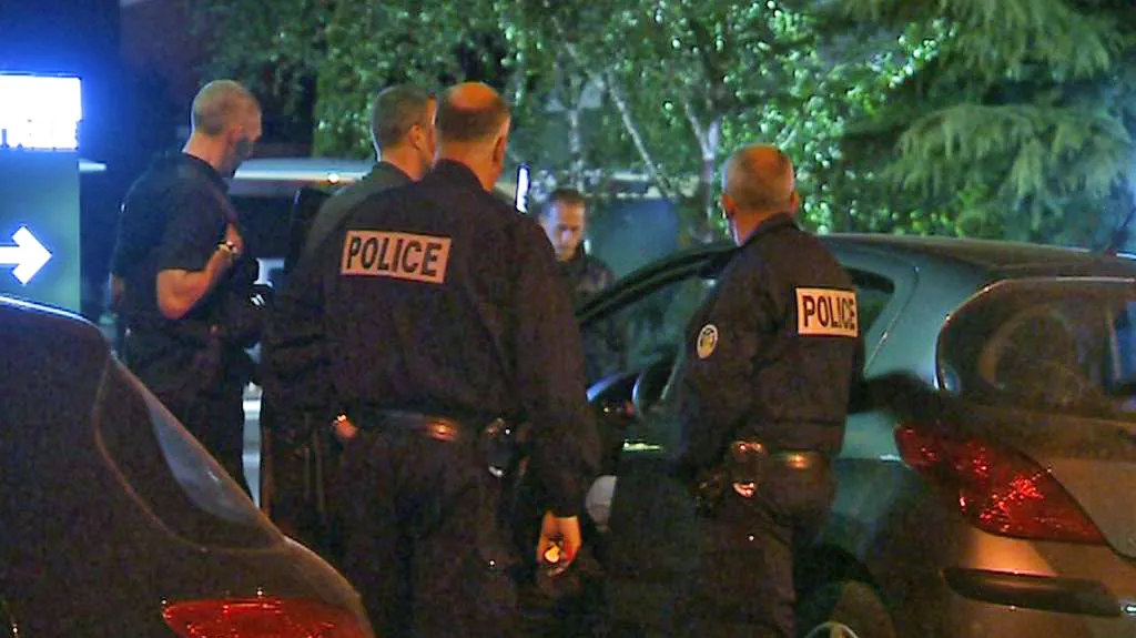 Francouzská policie v Amiens