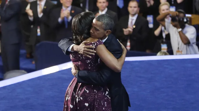 Barack Obama se svou ženou Michelle