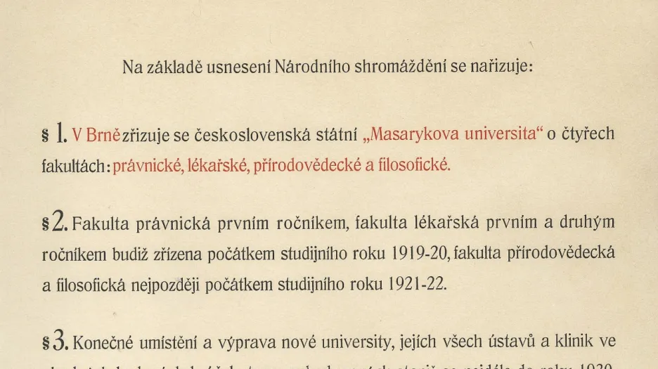 Zákon o zřízení univerzity