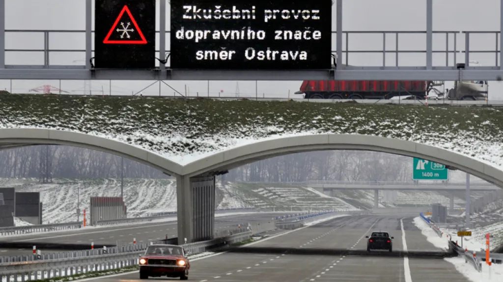 Nový úsek dálnice
