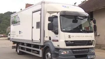 Recyklační vůz přijel do Česka poprvé
